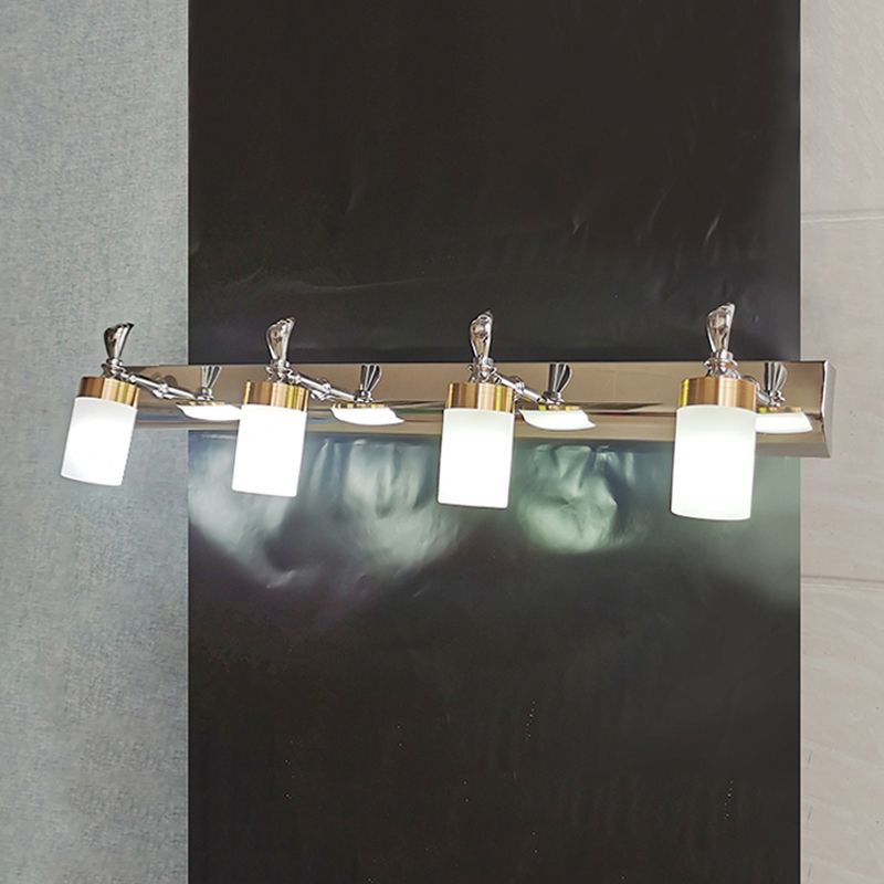 Arisha Moderno Classico LED Applique Metallo Acrilico Oro Specchio Bagno/Camera da Letto