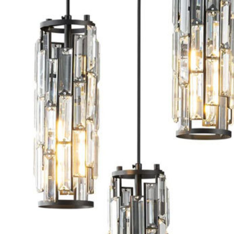 Kristy Design LED Lampada a Sospensione a Grappolo 1/3/4 Teste