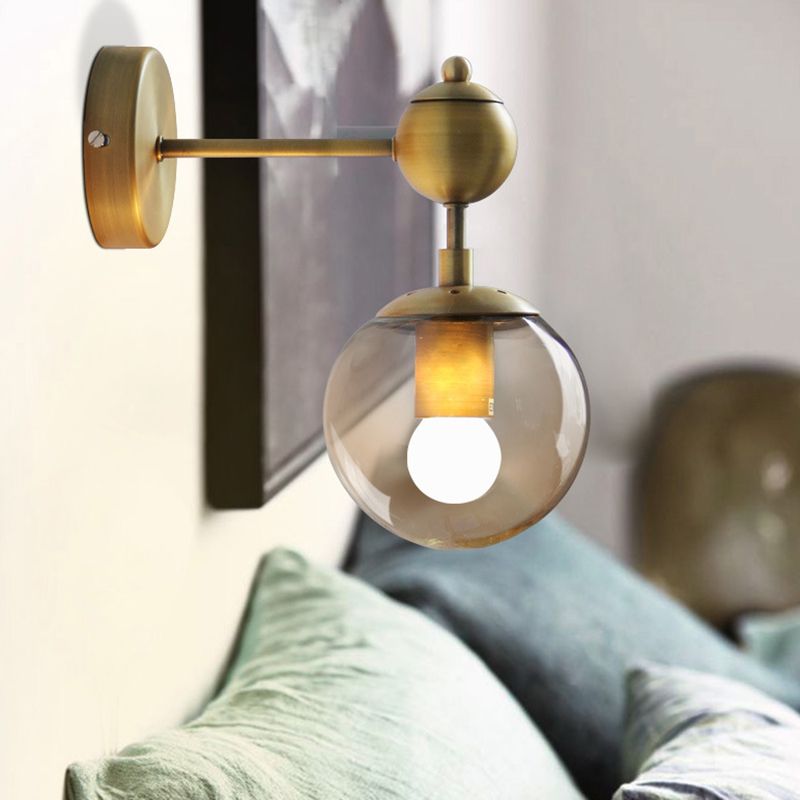 Valentina Vintage Classico LED Applique Metallo Oro/Nero Specchio Bagno