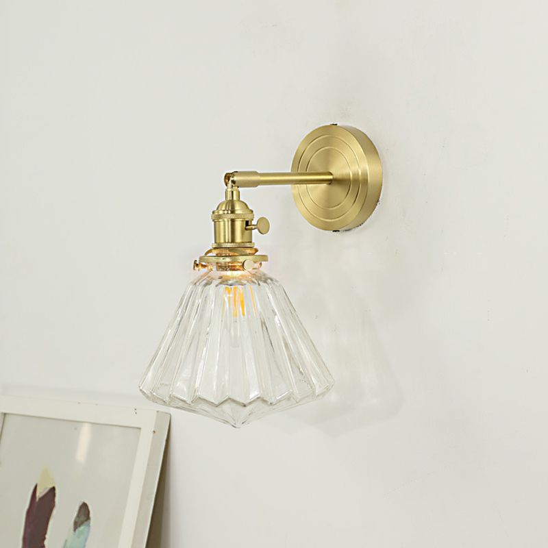 Valentina Moderno Classico LED Applique Metallo Oro Specchio Bagno/Soggiorno/Camera da Letto