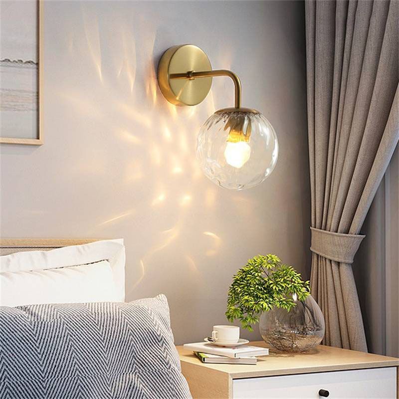 Valentina Retro LED Vetro Applique Camera da Letto