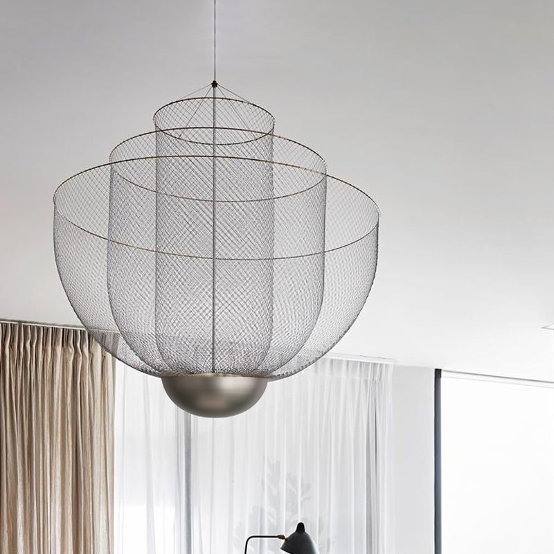 Modern Metallo Cilindrico Lampade a Sospensione Soggiorno
