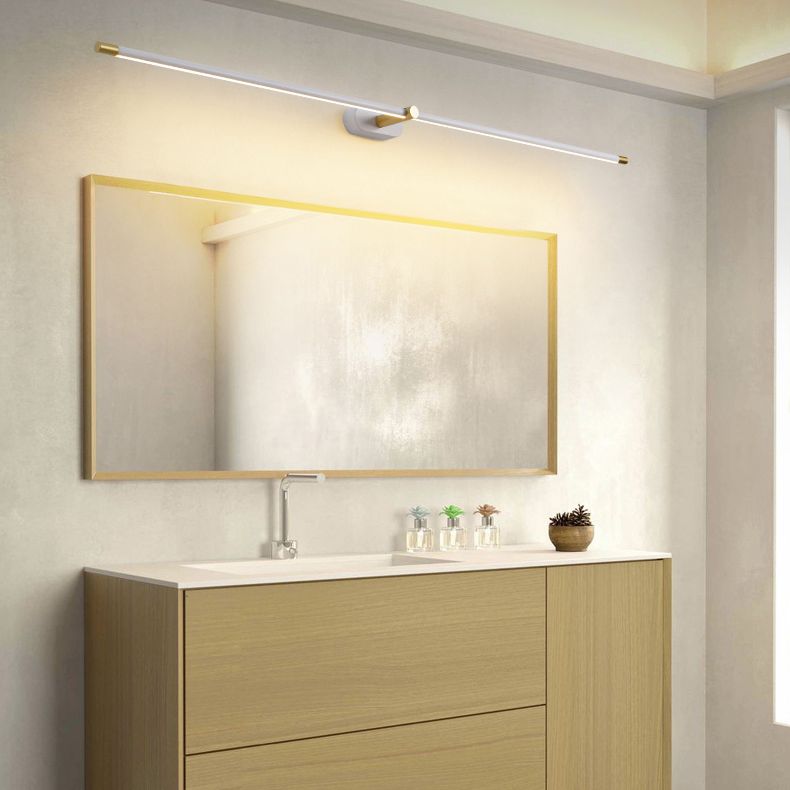 Arisha Lampada da Parete Lineare Minimalista Oro e Nero