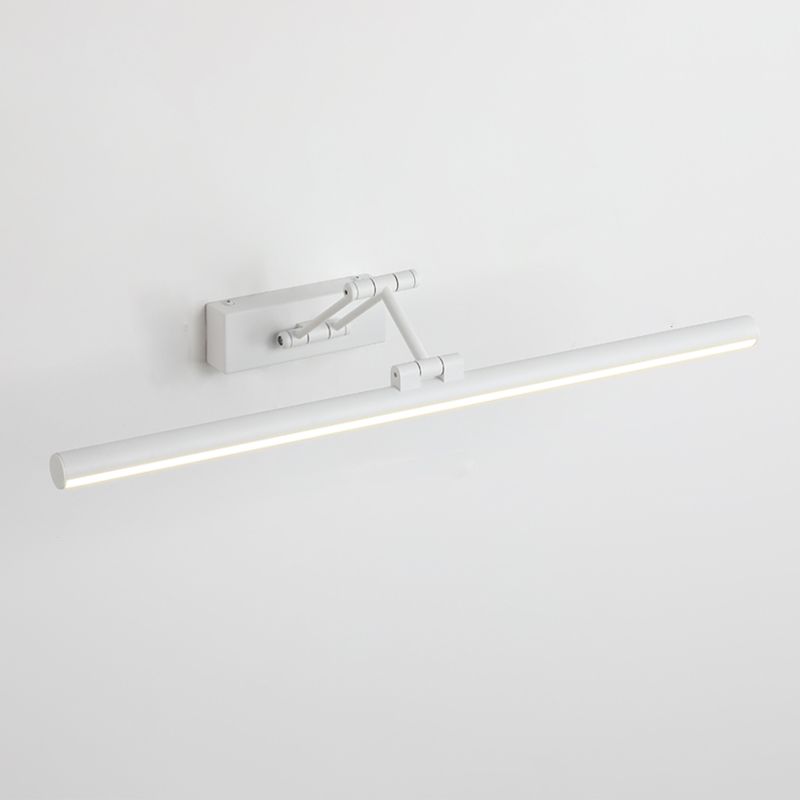 Arisha Minimalista LED Applique Specchio Bagno Metallo Bianco