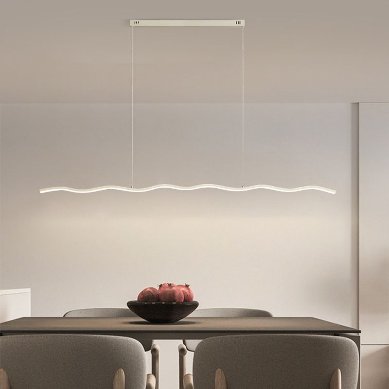 Arisha Moderni LED Lampade a Sospensione Onda Lineare