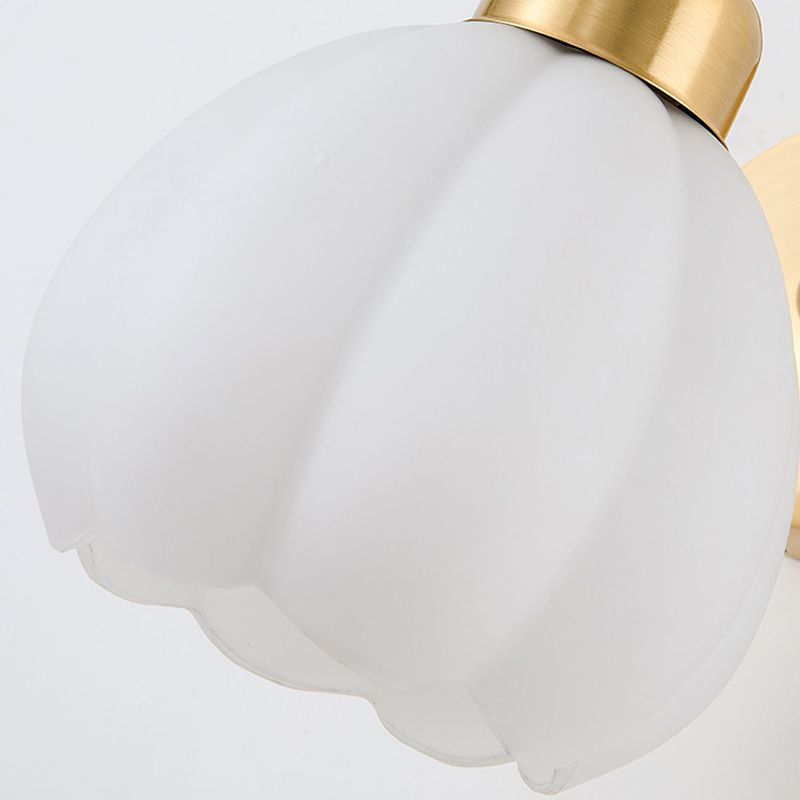 Arisha Nordica Vetro Metallo Fiore Applique Sala da Pranzo