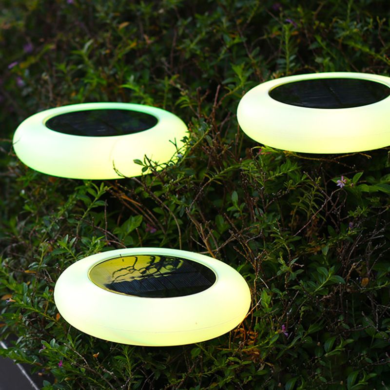 Ray Moderno Ciambella LED Solare Acrilico Lampade da Esterno
