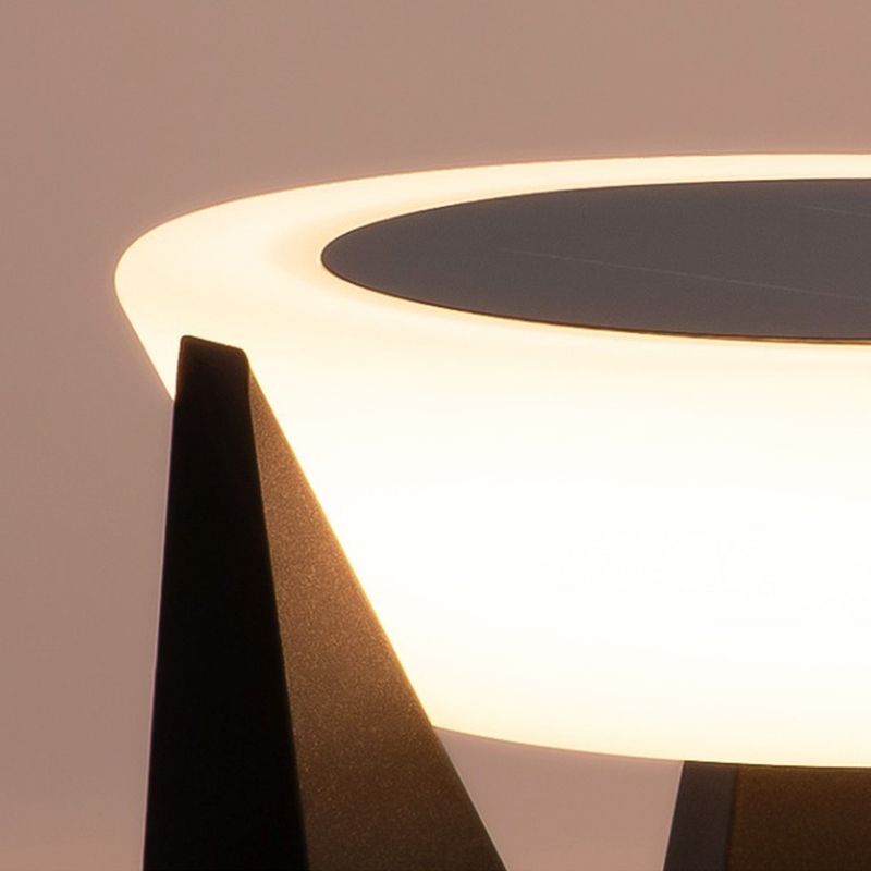 Ray Moderno Rodonto Metallo/Acrilico Lampade da Esterno
