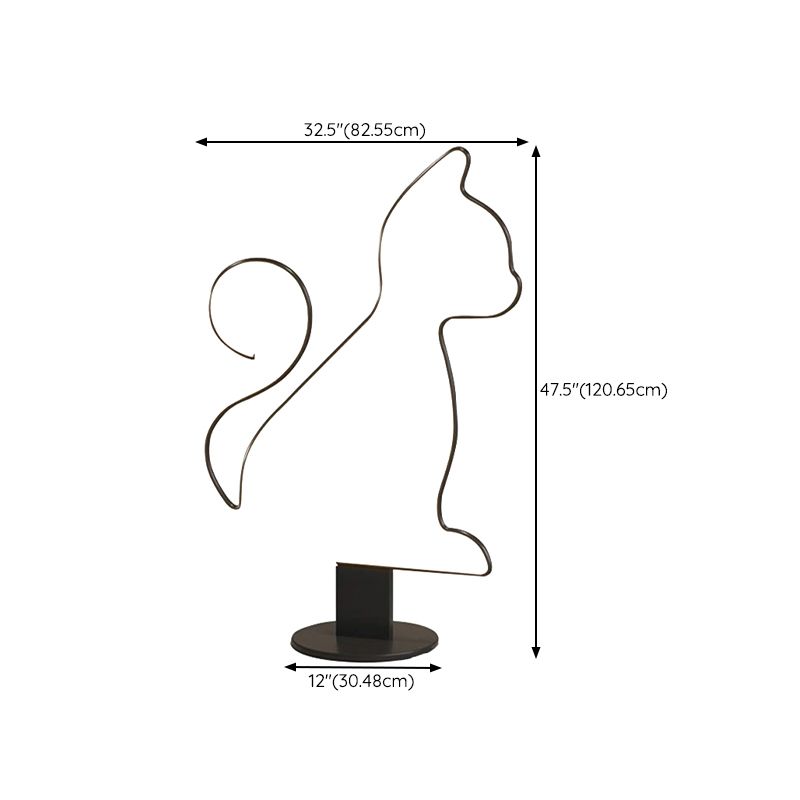 Arisha Moderni Design LED Lampade da Terra Gatto/Cane Lineare Metallo Acrilico Soggiorno/Camera da Letto