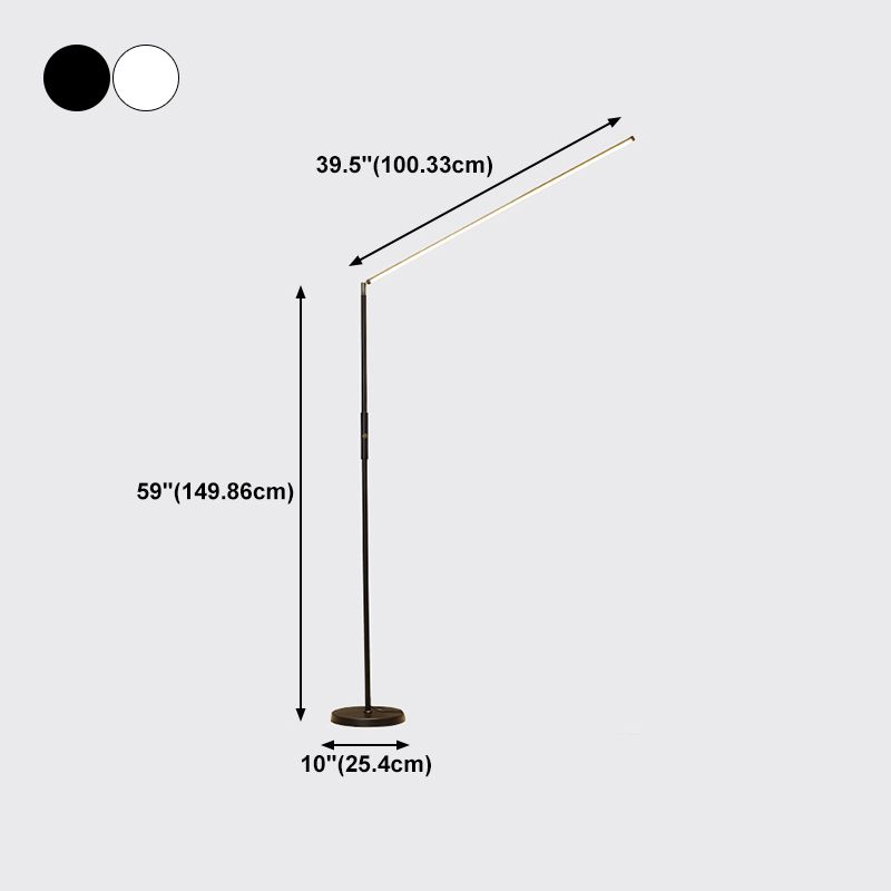 Arisha Minimalismo LED Lineare Lampade da Terra Metallo LED Soggiorno/Camera da Letto/Sala Studio