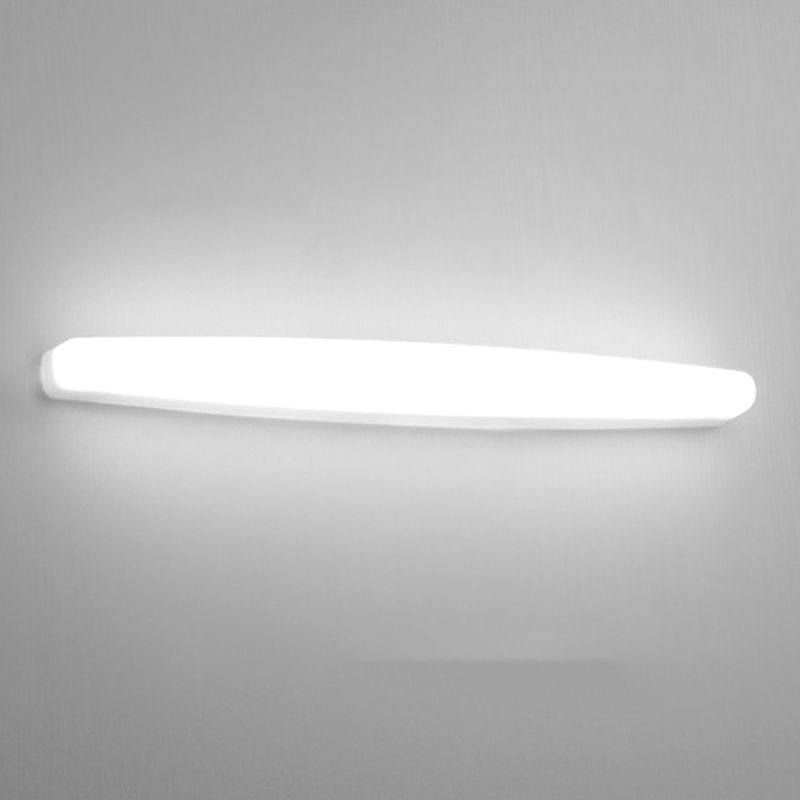 Arisha Moderno Classico LED Applique Metallo Bianco Specchio Bagno