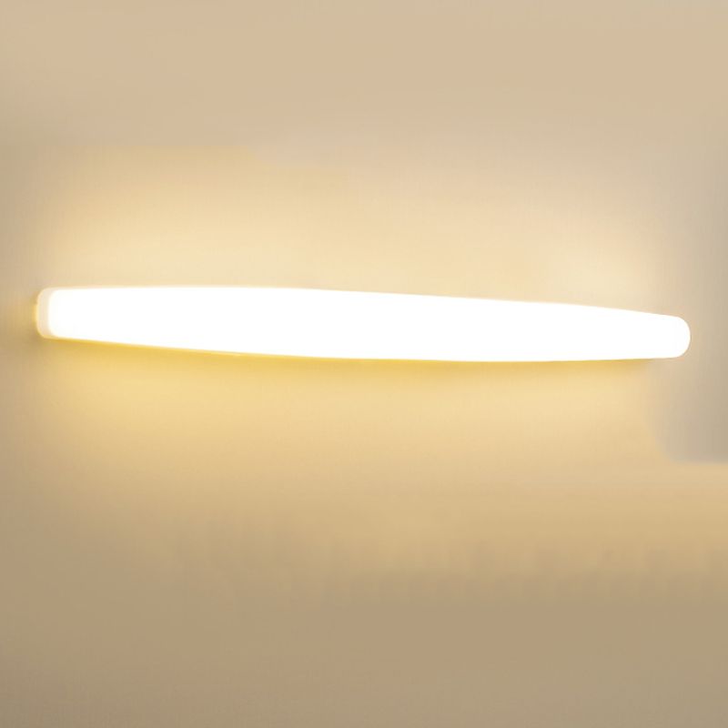 Arisha Moderno Classico LED Applique Metallo Bianco Specchio Bagno