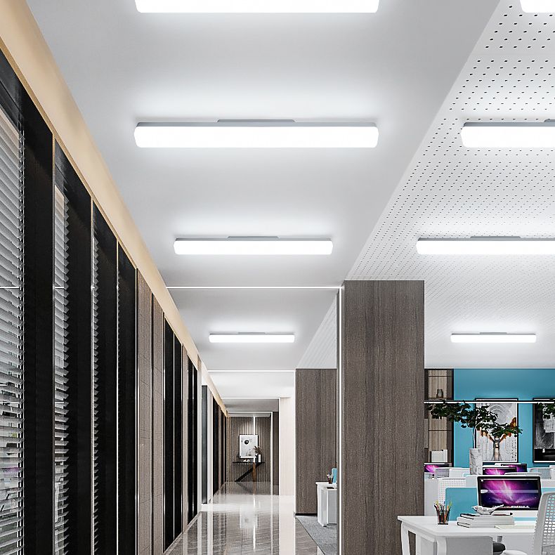 Arisha Moderno Rettangolare Acrilico Moderno Applique Bianco LED