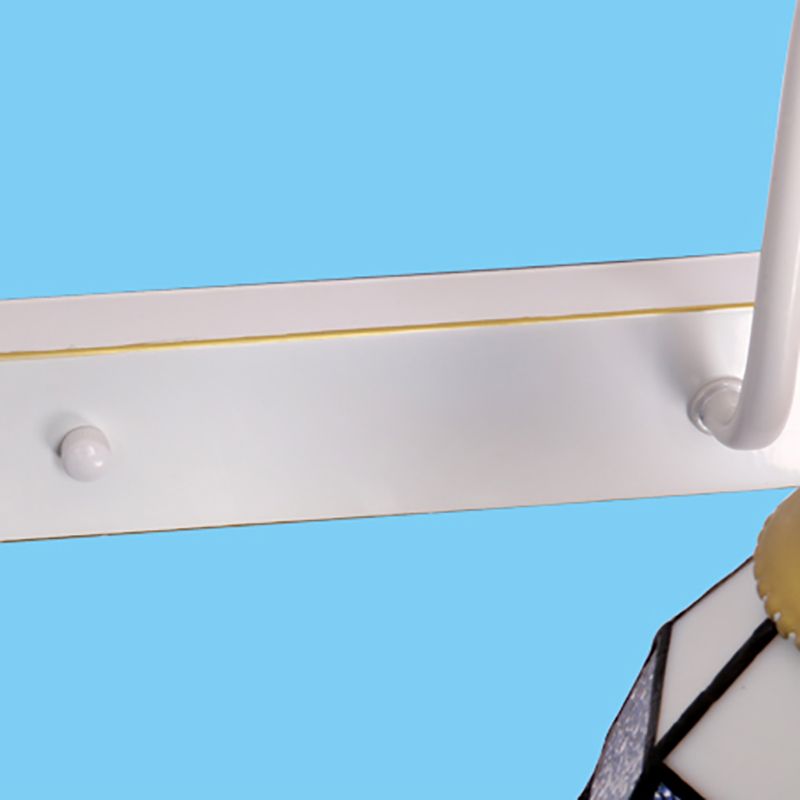 Arisha Minimalismo LED Applique Metallo Nero/Bianco/Blu Fiore Soggiorno/Camera da Letto/Bagno