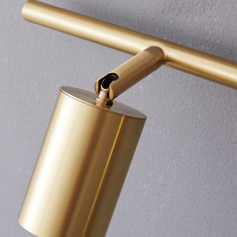 Arisha Lampada da Parete Spotlight Rotabile a Cilindro in Ottone