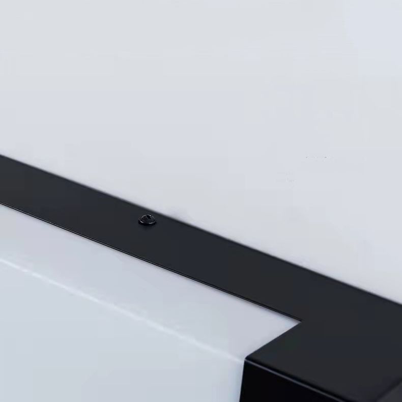 Ray Applique da Esterni Metallo Nera Lineare Minimalista
