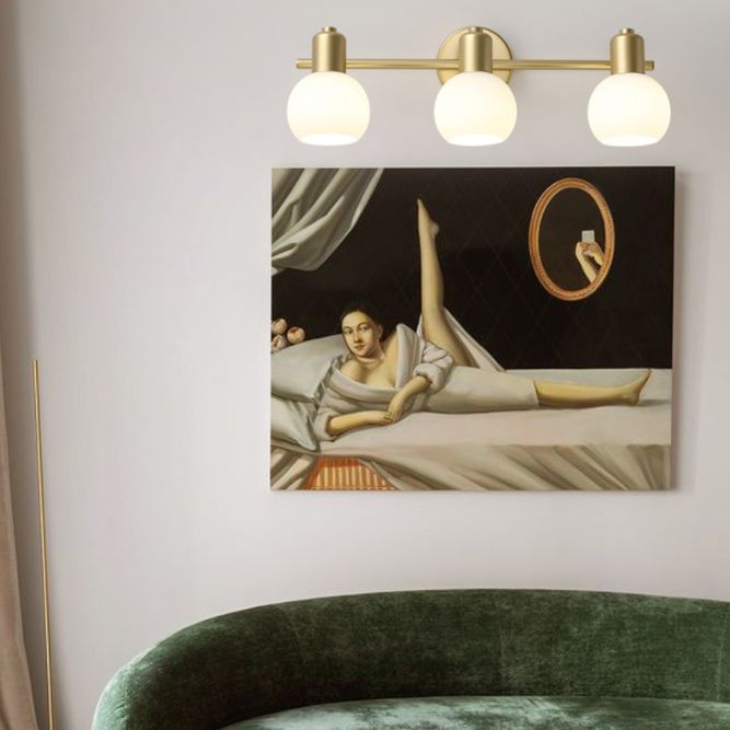 Valentina Oro Globo Lampade da Specchi Metallo/Vetro