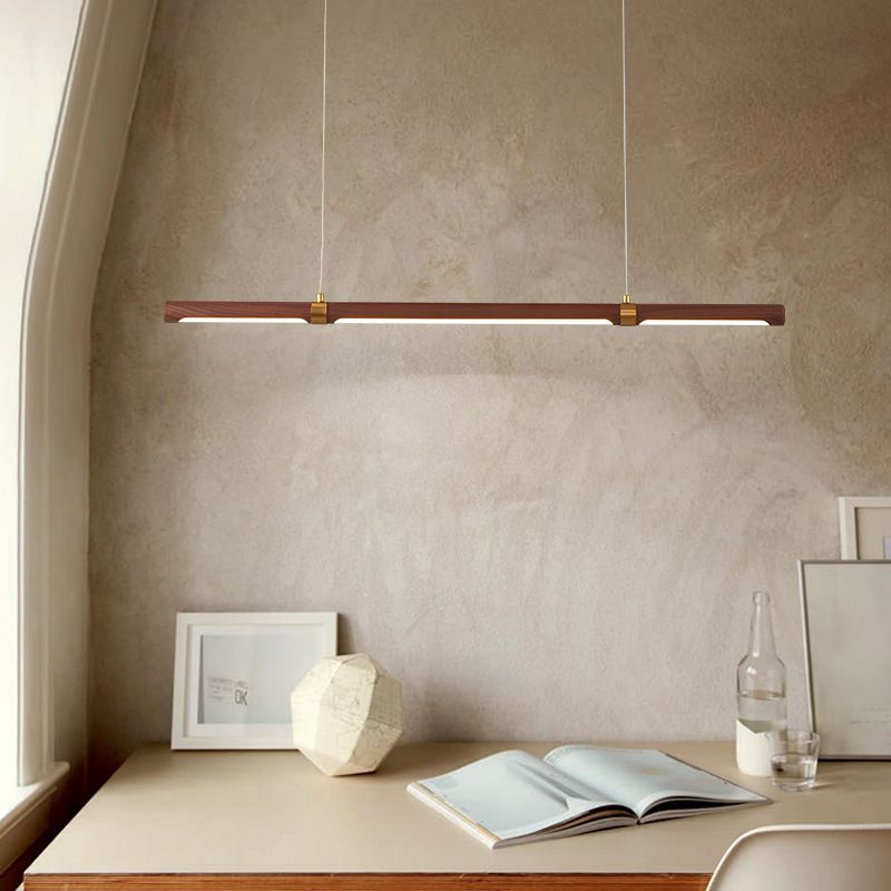 Muto Design Minimalista Moderni LED Lampade a Sospensione Legno Metallo Soggiorno/Camera da Letto
