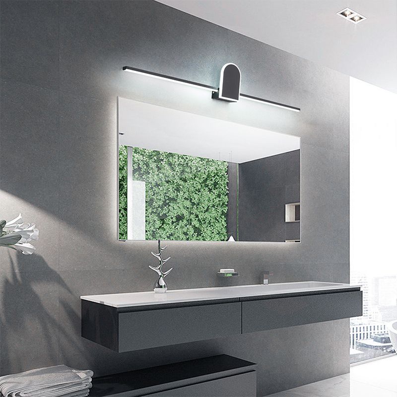 Arisha Minimalismo Moderna LED Applique Nero/Bianco Lineare Geometrico Soggiorno/Camera da Letto/Bagno