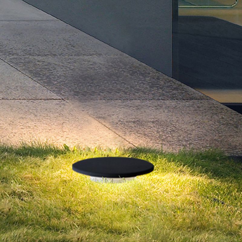 Ray Minimalista Rotondo Solare Metallo Lampade da Esterno