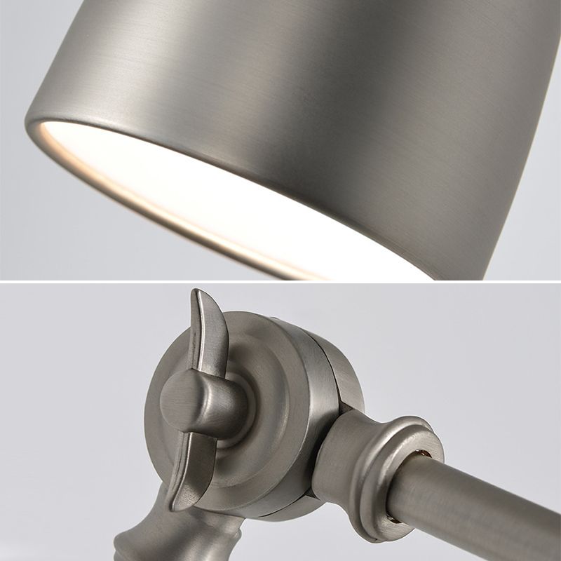 Epoch Minimalismo LED Cupola Forma Regolabile Applique Nero/Bianco/Nichel Soggiorno/Camera da Letto