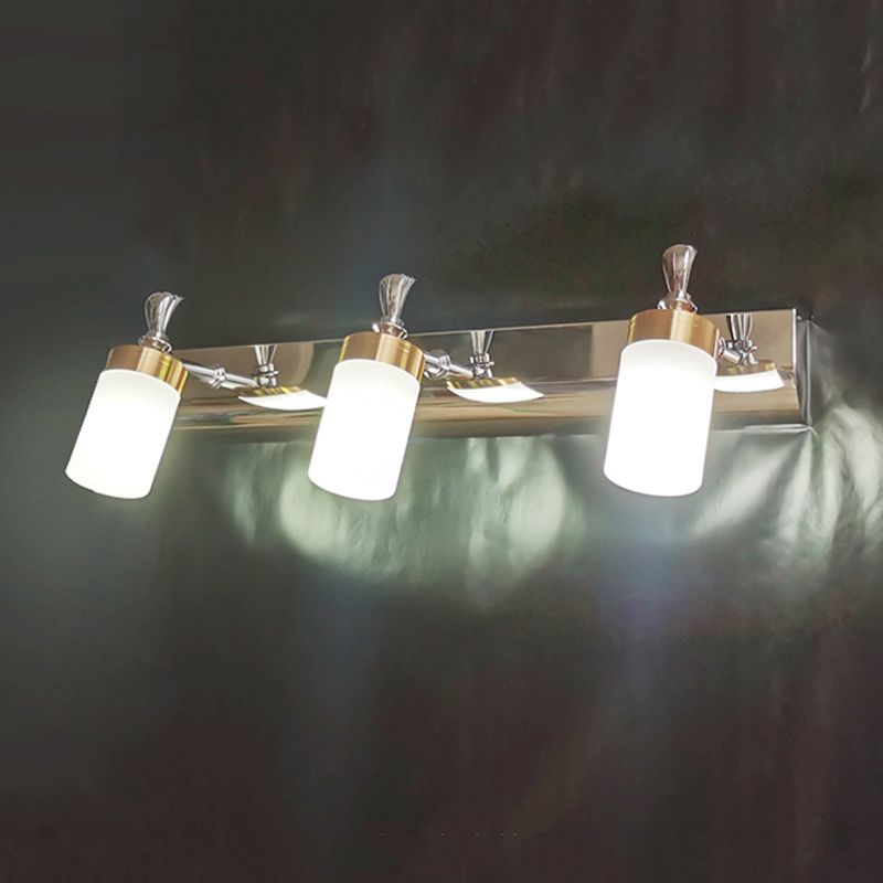 Arisha Moderno Classico LED Applique Metallo Acrilico Oro Specchio Bagno/Camera da Letto