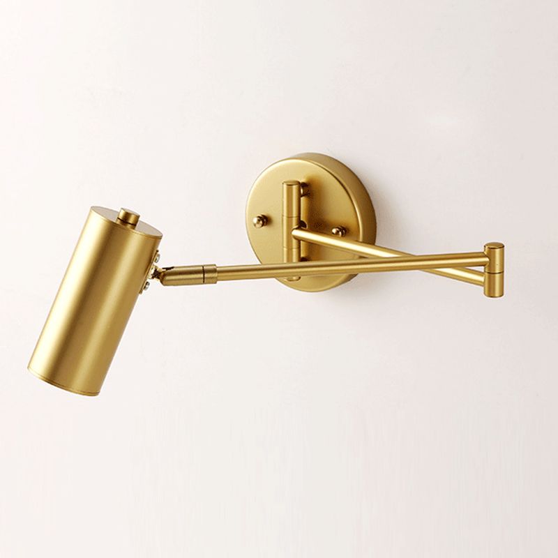 Epoch Moderni Elegante LED Applique Piccolo Oro/Nera Metallo Soggiorno/Camera da Letto