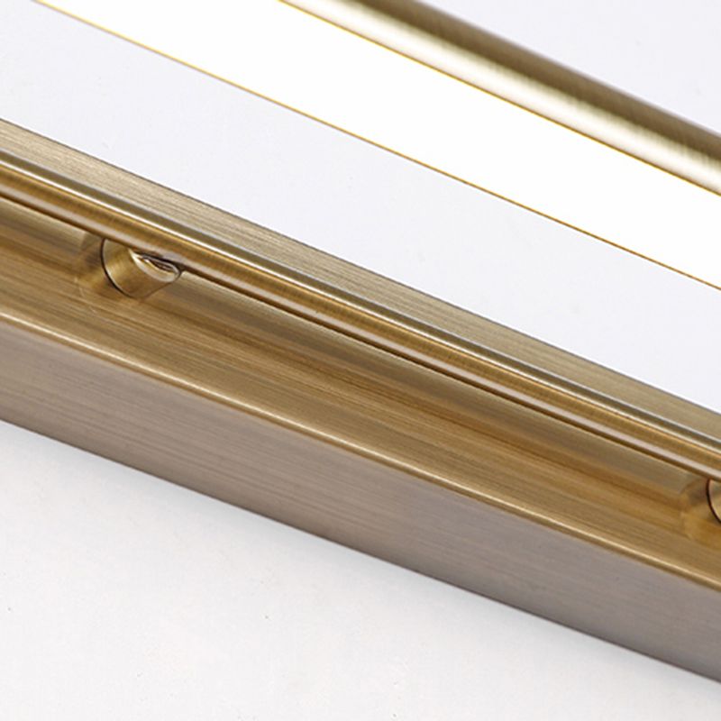 Arisha Moderno Lineare Metallo Vanità Applique, Oro, LED