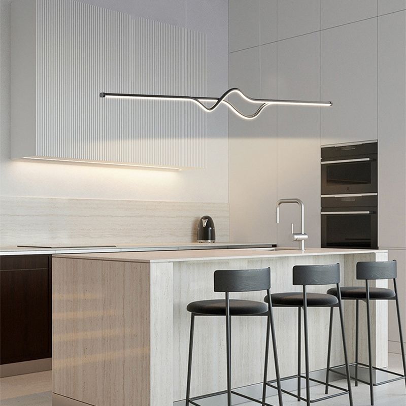 Arisha Moderni LED Nero Lampade a Sospensione 3 Colori Corridoio/Giardino