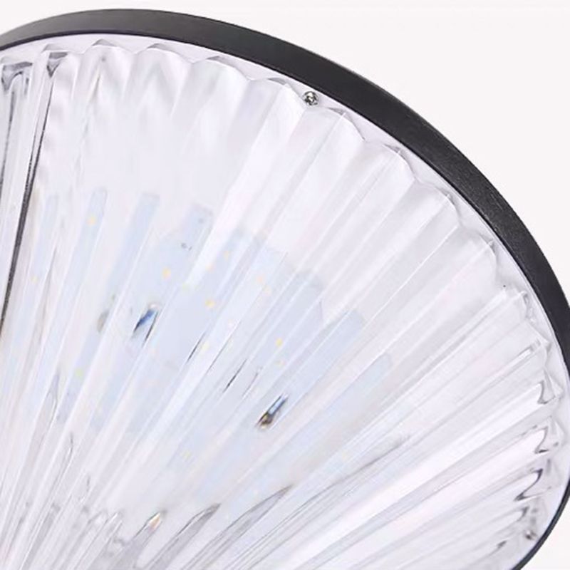 Ray Diamonde Solare Metallo/Acrilico Lampade da Esterno Nero