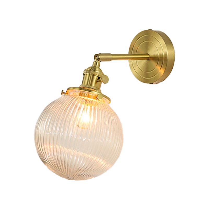 Valentina Moderno Classico LED Applique Metallo Oro Specchio Bagno/Soggiorno/Camera da Letto