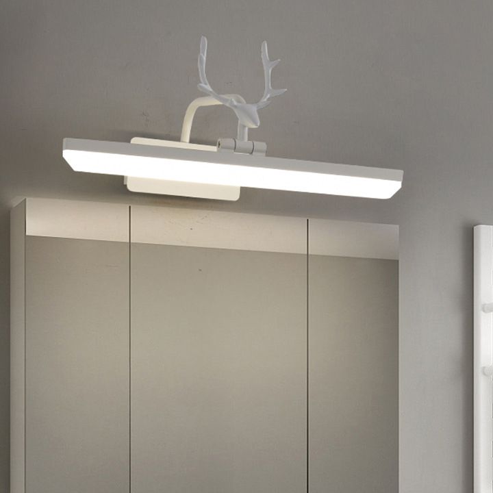 Arisha Annata Corna Specchio Anteriore Vanità Metallo LED Applique