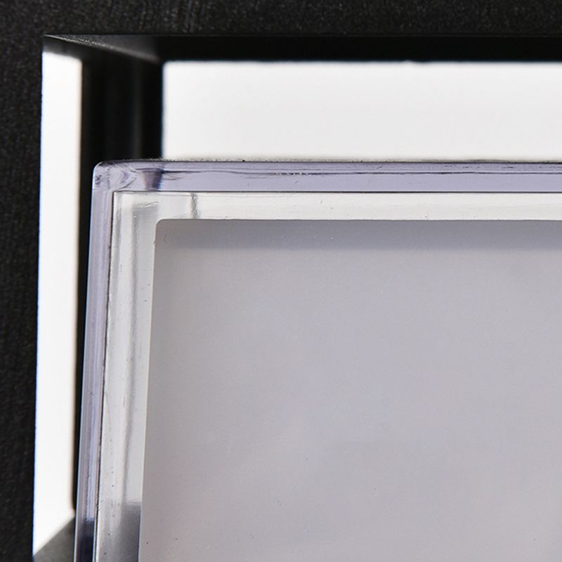 Ray Moderno Cubo/Cilindro Metallo Lampade da Esterno Nero
