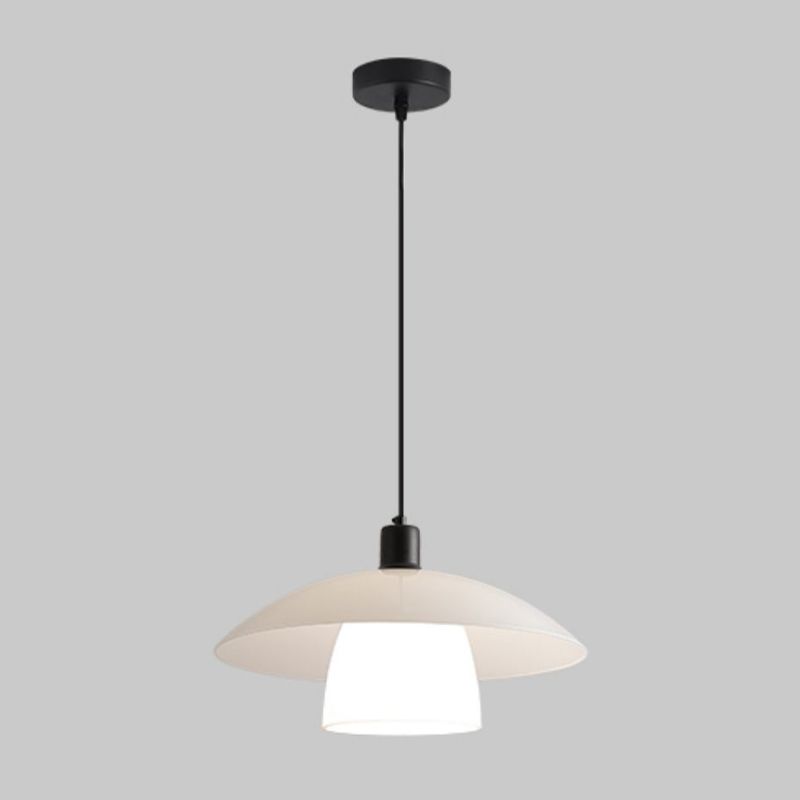 Arisha Elegante Rotondo Metallo Vetro Lampade a Sospensione