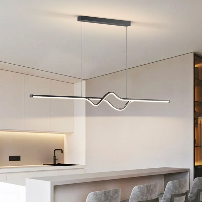 Arisha Moderni LED Nero Lampade a Sospensione 3 Colori Corridoio/Giardino