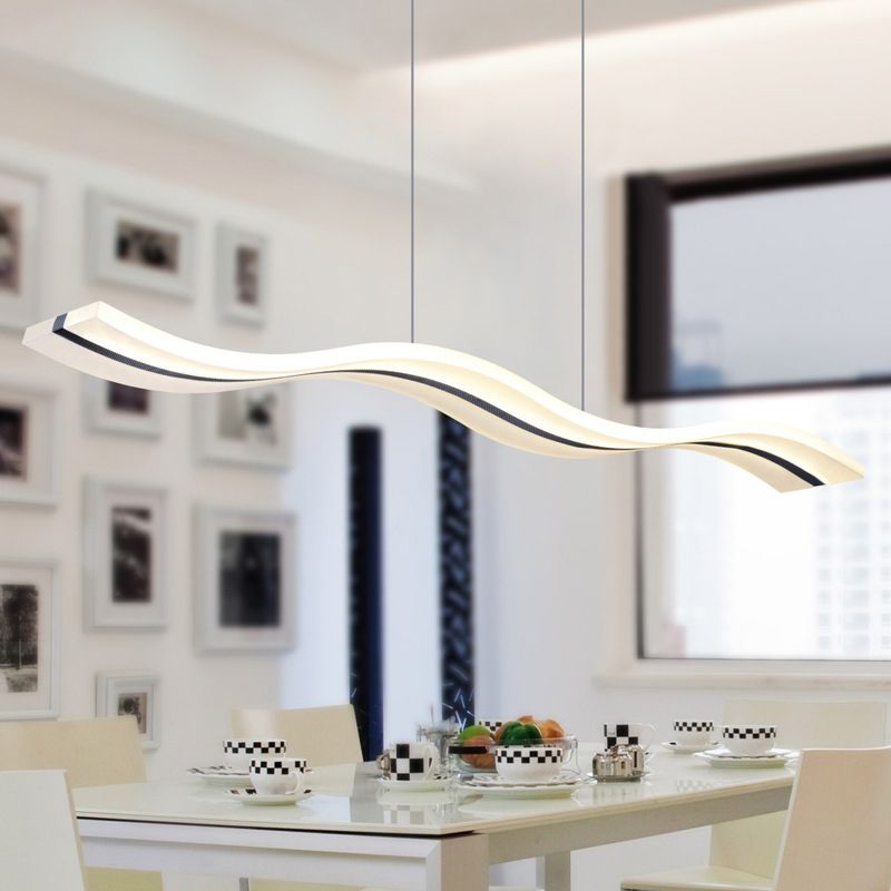 Arisha Moderno Nordico Acrilico Onda Lampada a Sospensione