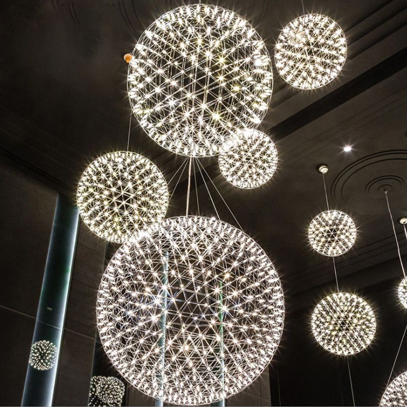 Arisha Fuochi D'artificio Arte Sfumatura Orbitale Deco Lampade a Sospensione