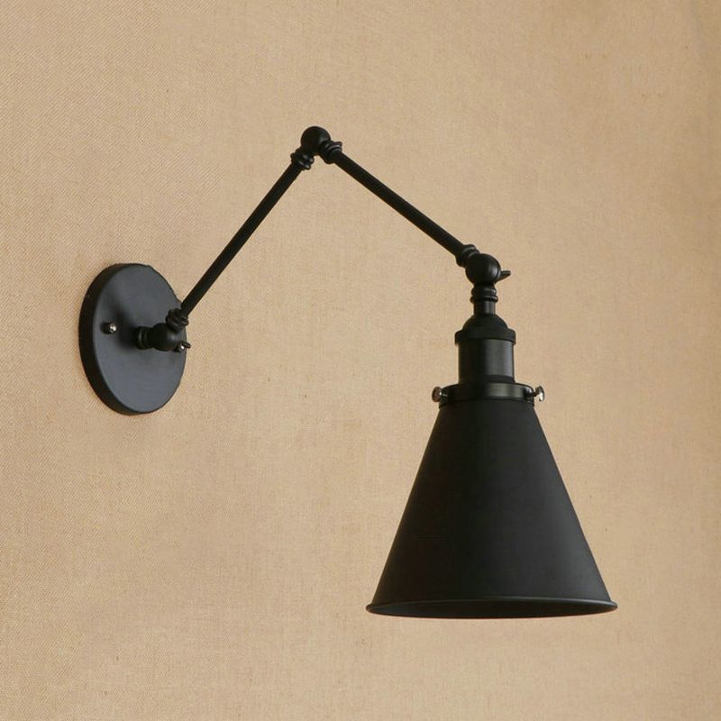 Epoch Moderni LED Regolabile Applique Metallo Nero/Ruggine Soggiorno/Camera da Letto