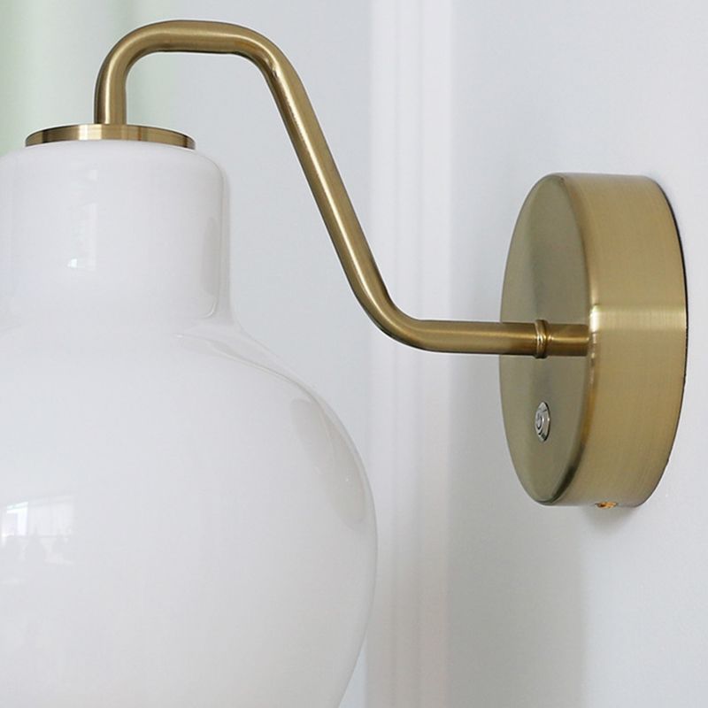 Arisha Semplice Metallo/Vetro Cupola Applique Soggiorno