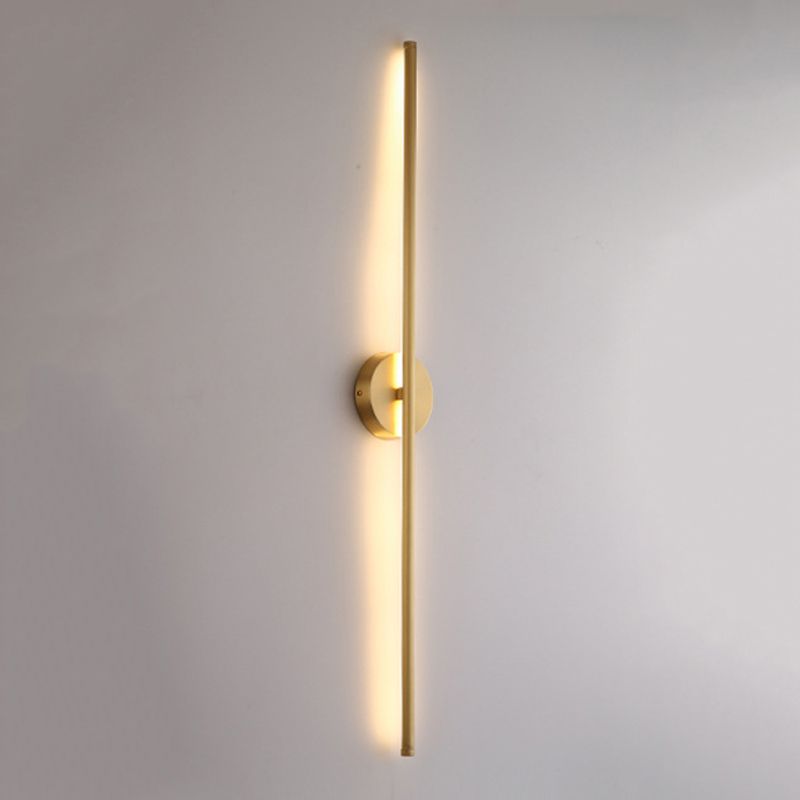 Arisha Moderni LED Minimalismo Applique Metallo Oro Lineare