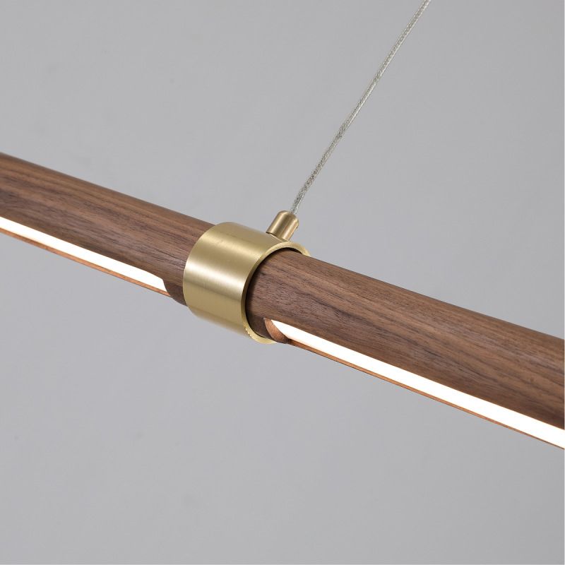 Muto Design Minimalista Moderni LED Lampade a Sospensione Legno Metallo Soggiorno/Camera da Letto