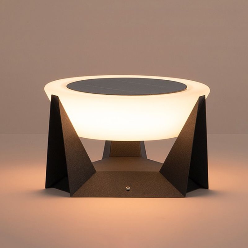 Ray Moderno Rodonto Metallo/Acrilico Lampade da Esterno