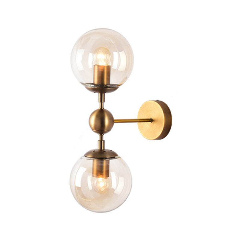 Valentina Vintage Classico LED Applique Metallo Oro/Nero Specchio Bagno