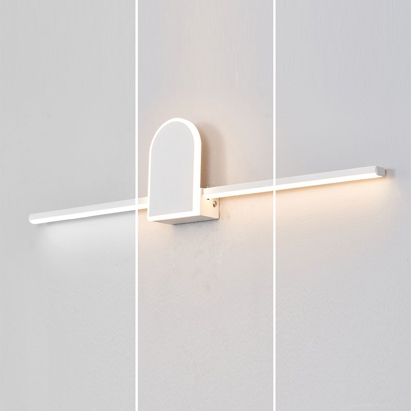Arisha Minimalismo Moderna LED Applique Nero/Bianco Lineare Geometrico Soggiorno/Camera da Letto/Bagno
