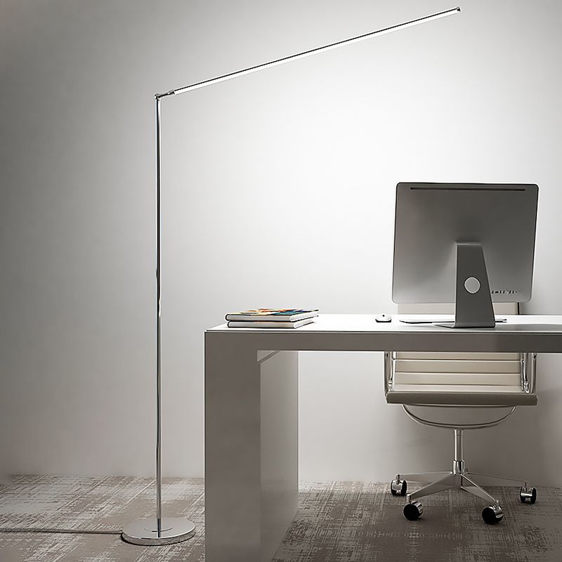 Arisha Minimalista Arc LED Lampade da Terra Metallo/Acrilico Soggiorno