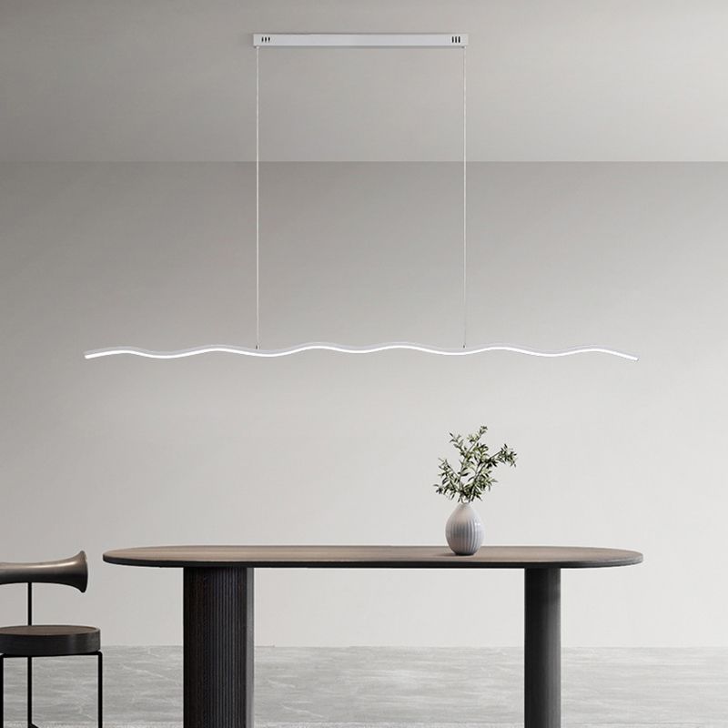 Arisha Moderni LED Lampade a Sospensione Onda Lineare