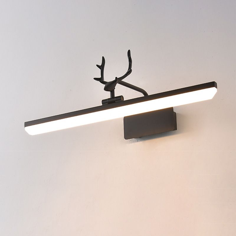 Arisha Annata Corna Specchio Anteriore Vanità Metallo LED Applique