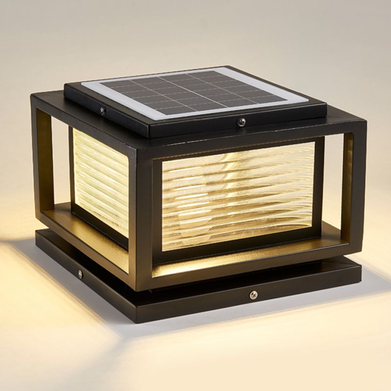 Ray Pier-Mount Solare Metallo/Vetro Lampade da Esterno