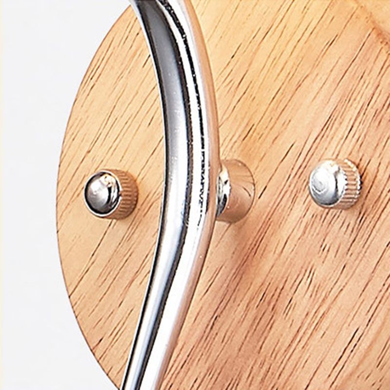 Tiffany Moderno LED Geometrica Metallo Legno Vanità Applique Camera da Letto/Bagno
