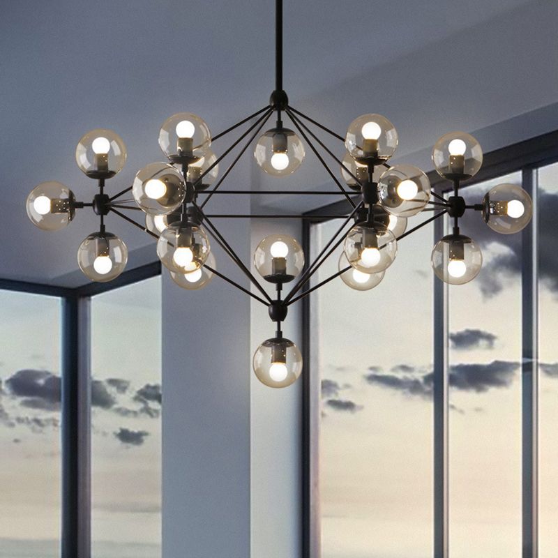 Valentina Moderno Geometrico Metallo Vetro Lampadari